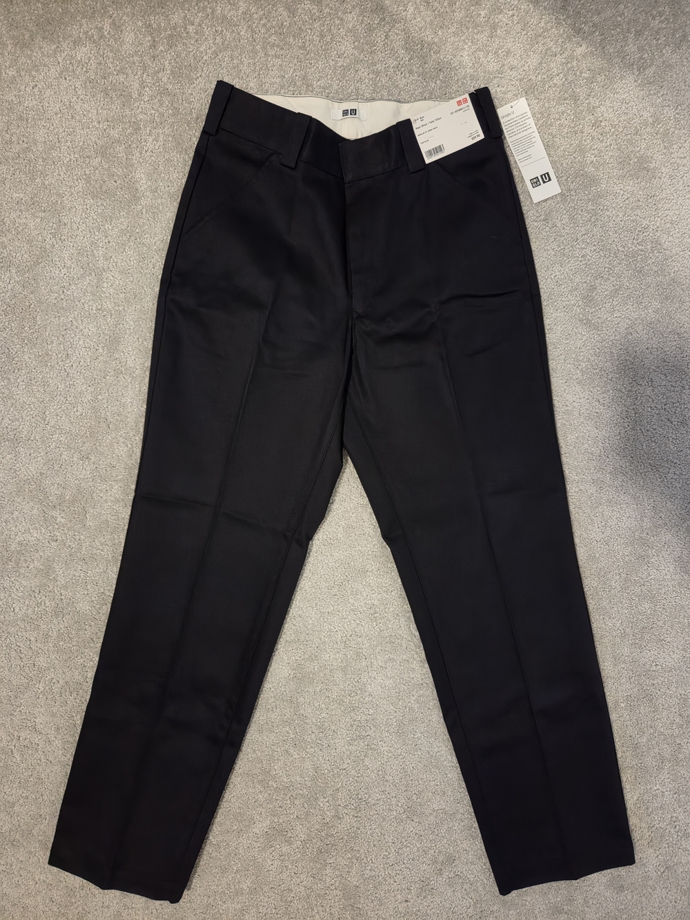 NEW UNIQLO U REGULAR FIT WORK PANTS